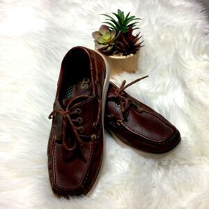 Brown Leather 8w Sas Men's Decksiders